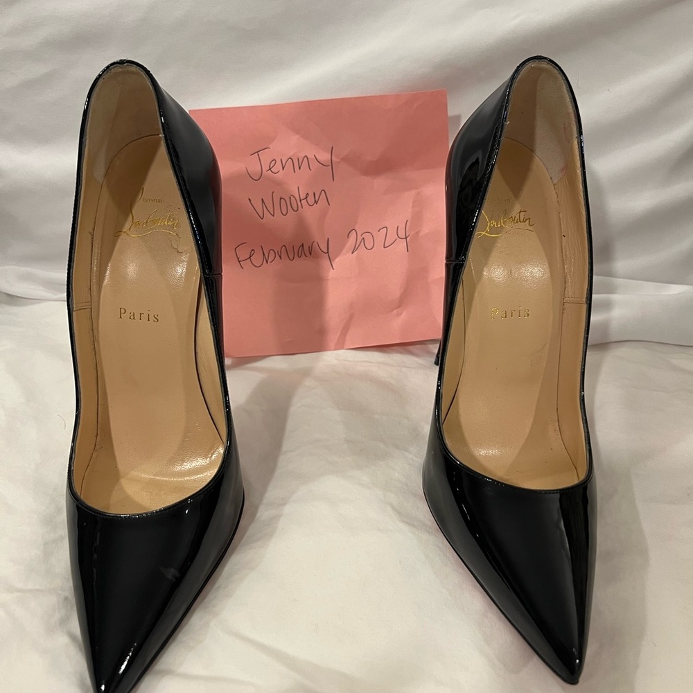 GUC 39.5 So Kate 120 mm Black Patent Leather pumps